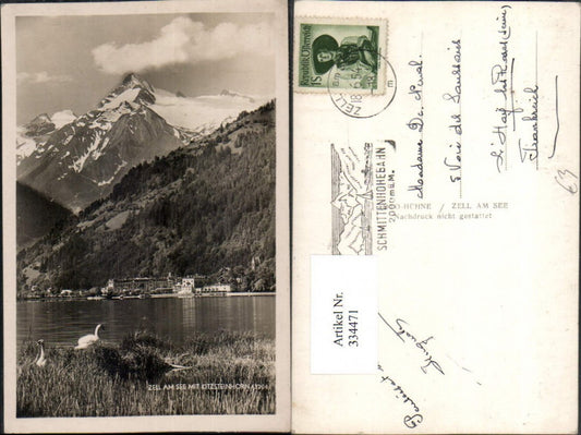 334471,Blick auf Zell am See m. Kitzsteinhorn Bergkulisse