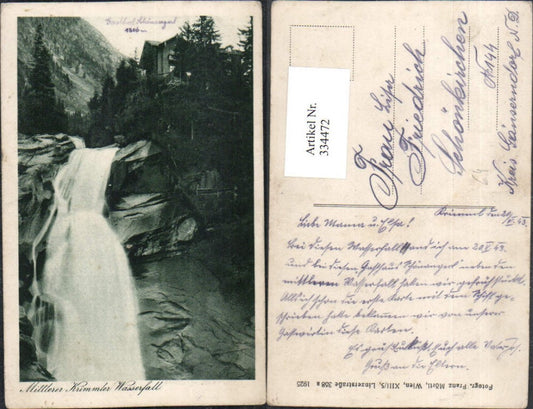 334472,Mittlerer Krimmler Wasserfall b. Krimml