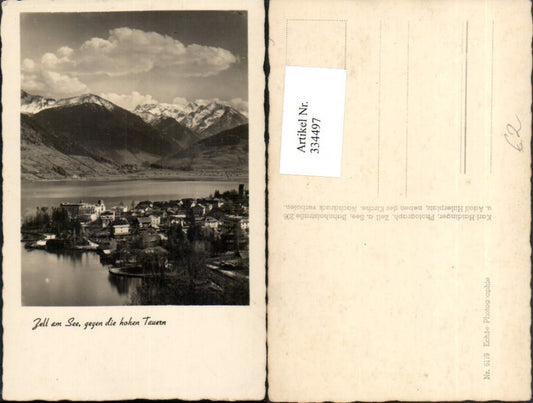 334497,Zell am See Totale geg. Hohen Tauern Bergkulisse