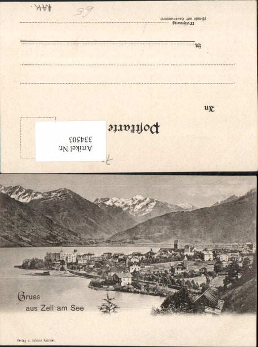 334503,Gruß aus Zell am See Totale Bergkulisse