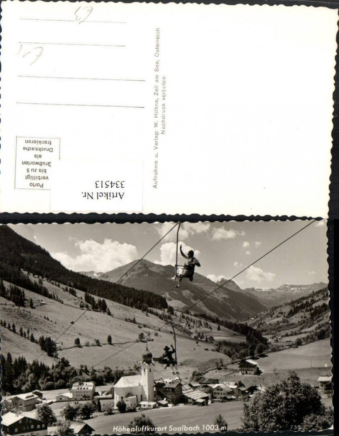 334513,Saalbach Totale Sessellift