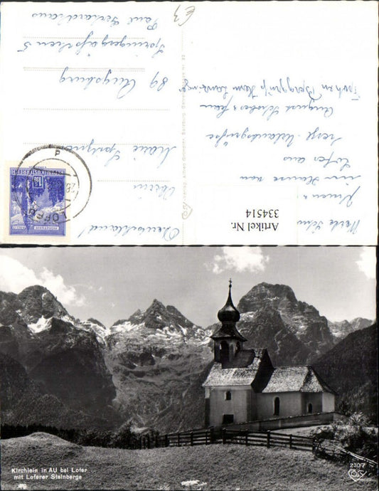 334514,Kirchlein in Au b. Lofer m. Loferer Steinberge Bergkulisse pub Cosy 2307