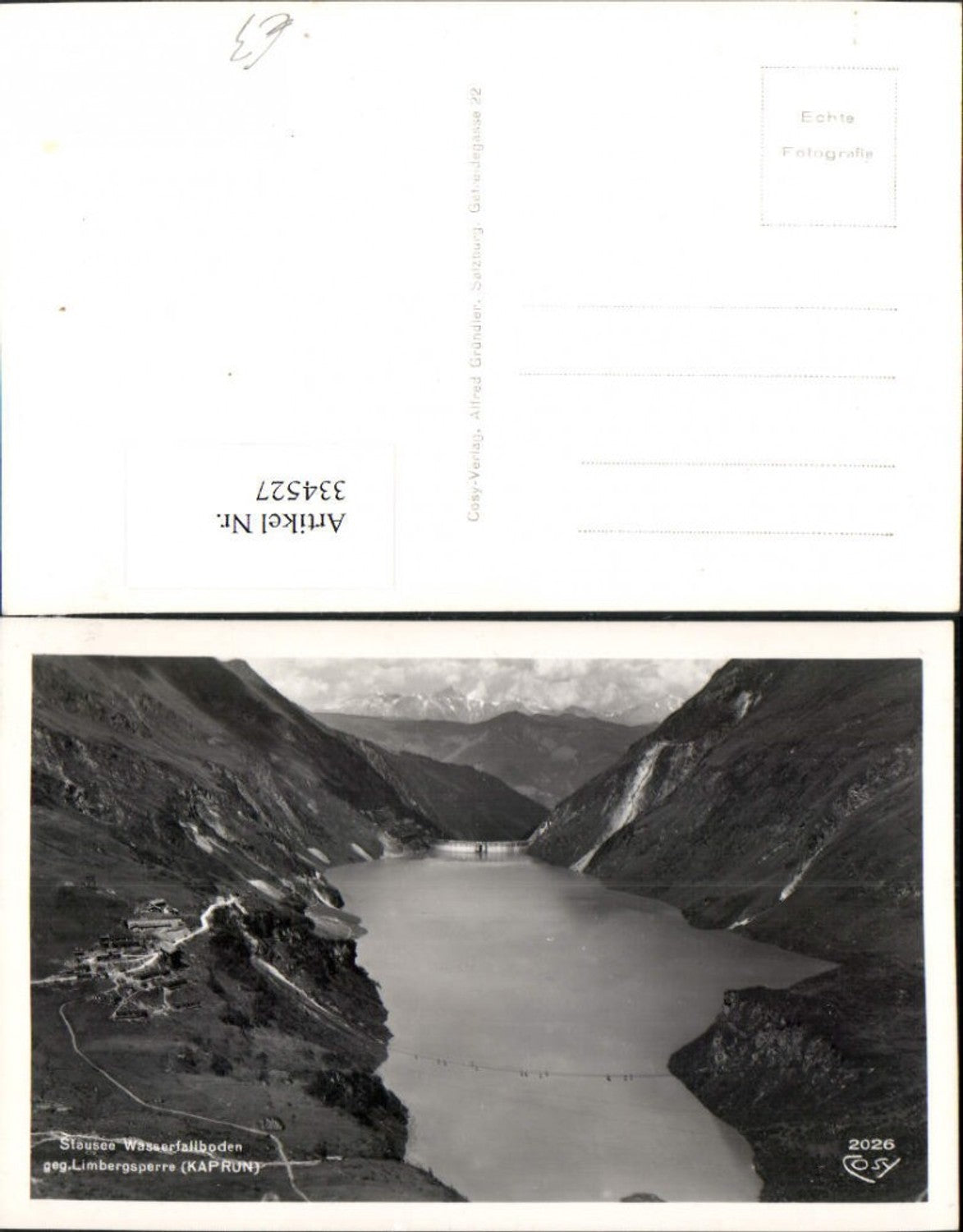 334527,Kaprun Stausee Wasserfallboden geg. Limbergsperre Bergkulisse pub Cosy 2026