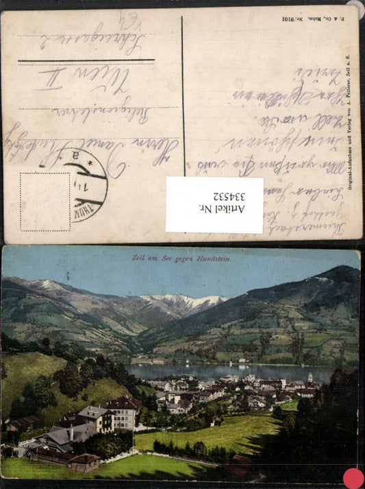 334532,Zell am See Totale geg. Hundstein Bergkulisse pub Purger & Co 9101