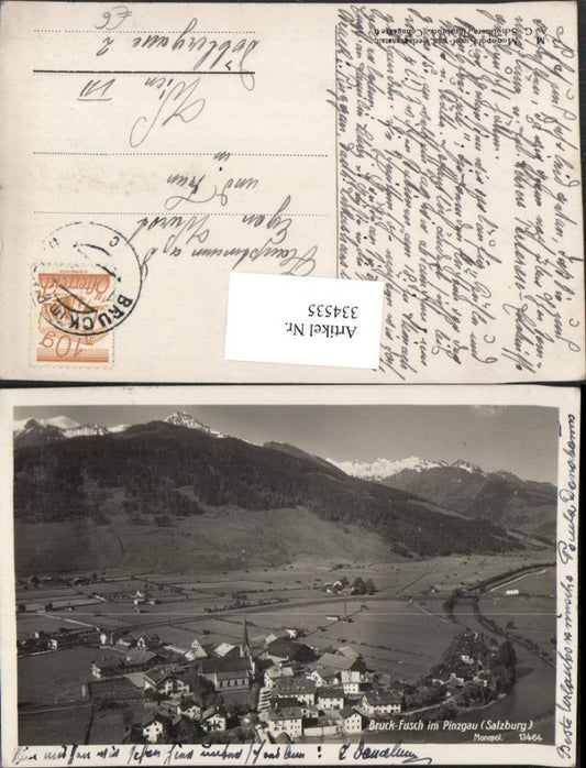 334535,Bruck Fusch an d. Großglocknerstraße Totale Bergkulisse