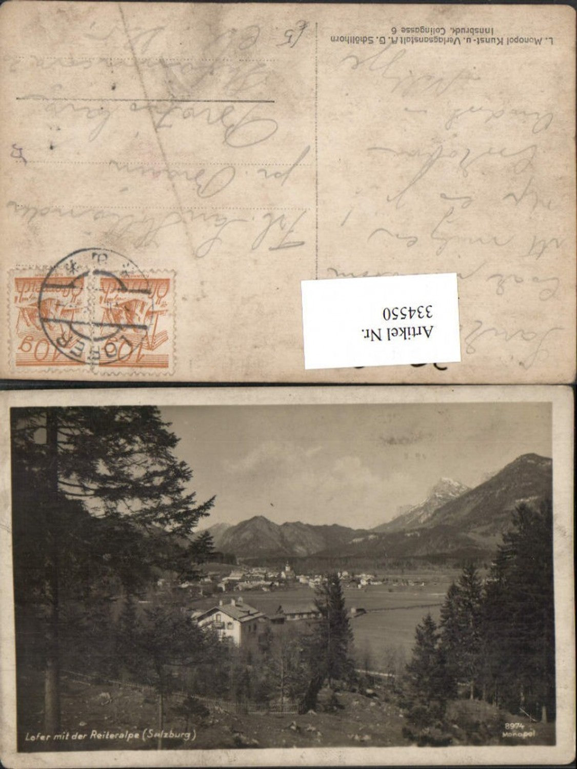 334550,Lofer Totale m. Reiteralpe Bergkulisse