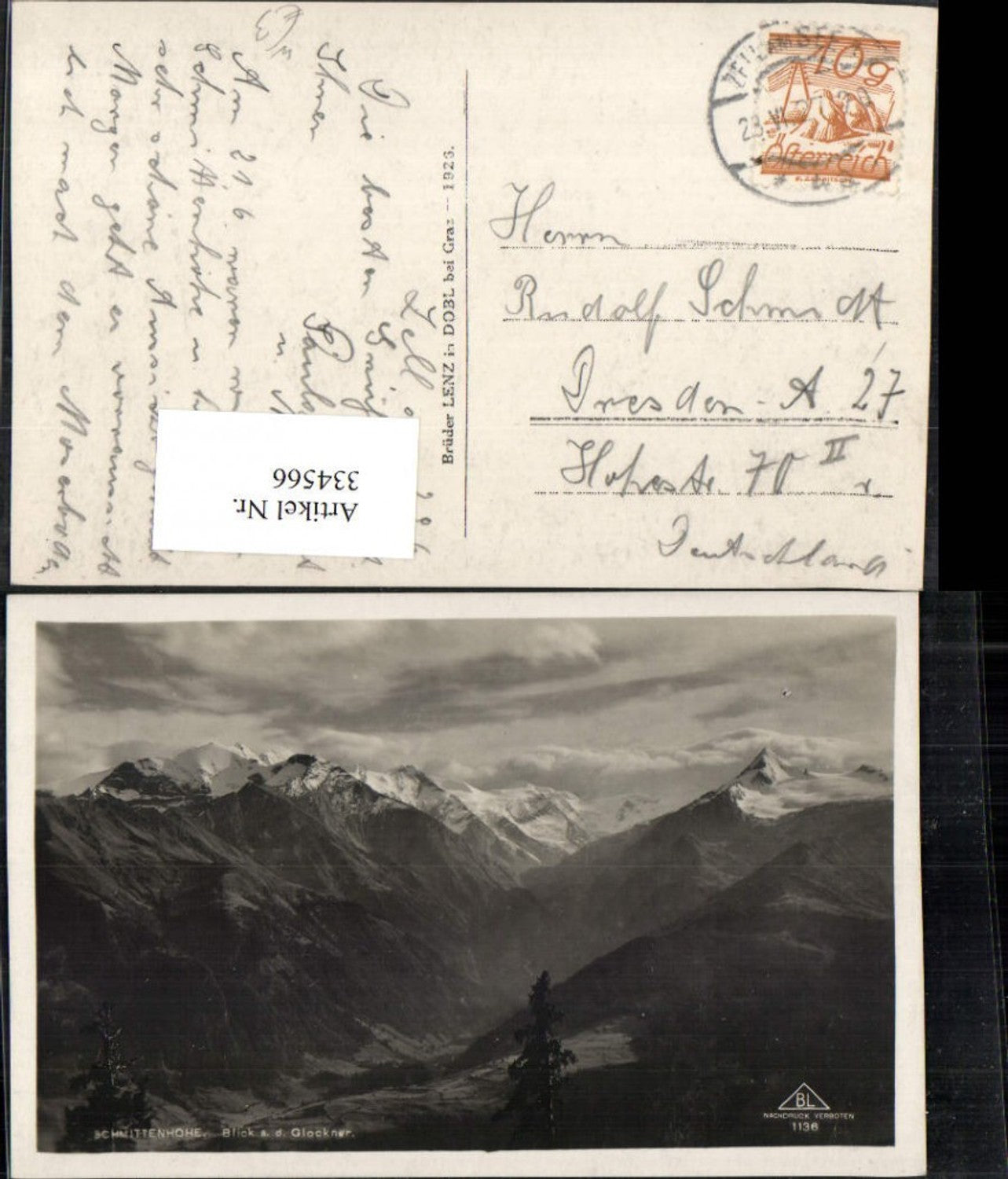 334566,Schmittenhöhe b. Zell am See geg. Glockner Bergkulisse