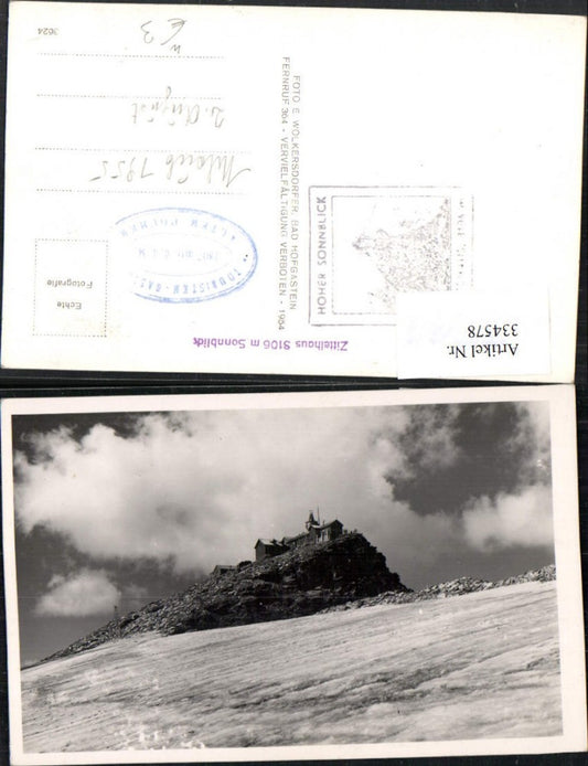 334578,Zittelhaus am Sonnblick Berghütte b. Rauris