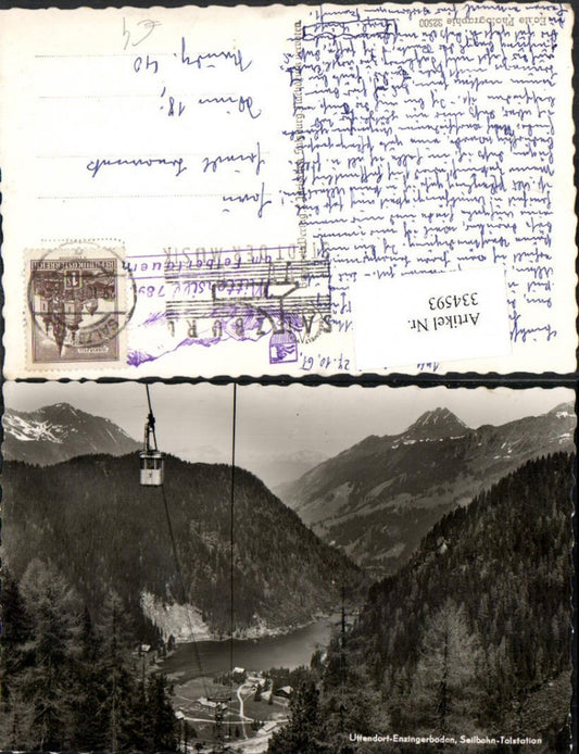 334593,Uttendorf Enzingerboden Seilbahn Talstation Bergkulisse