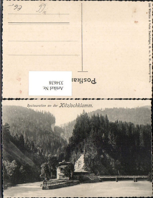 334638,Restauration an d. Kitzlochklamm b. Taxenbach