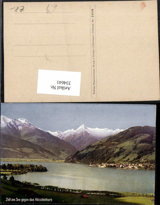 334641,Zell am See Totale geg. Kitzsteinhorn Bergkulisse