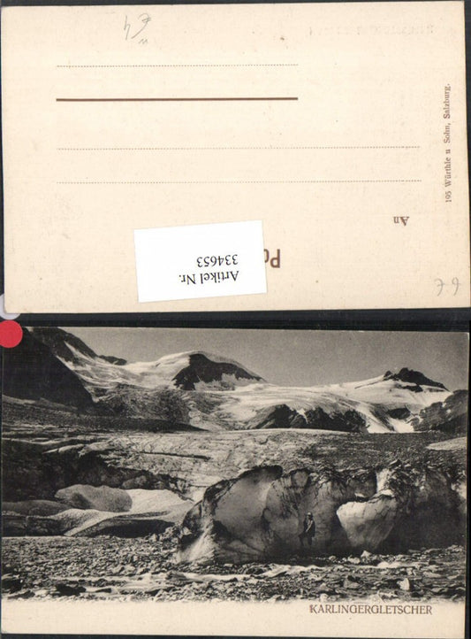 334653,Karlingergletscher b. Kaprun Bergkulisse