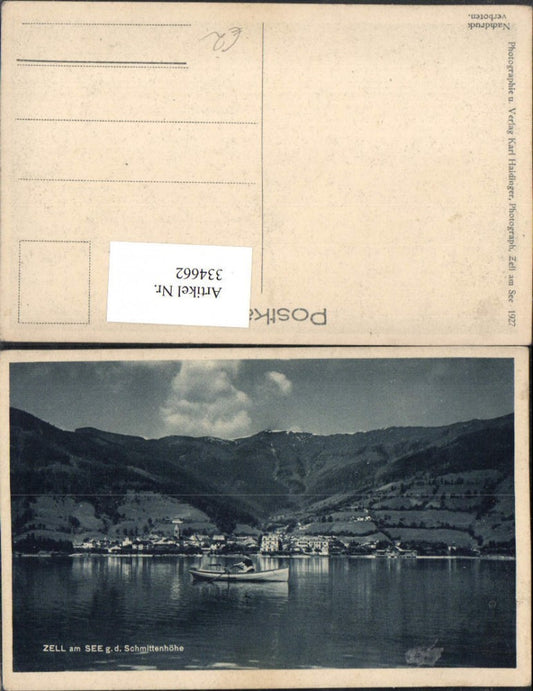 334662,Zell am See Totale geg. Schmittenhöhe