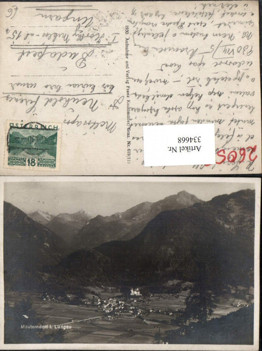 334668,Mauterndorf im Lungau Totale Bergkulisse