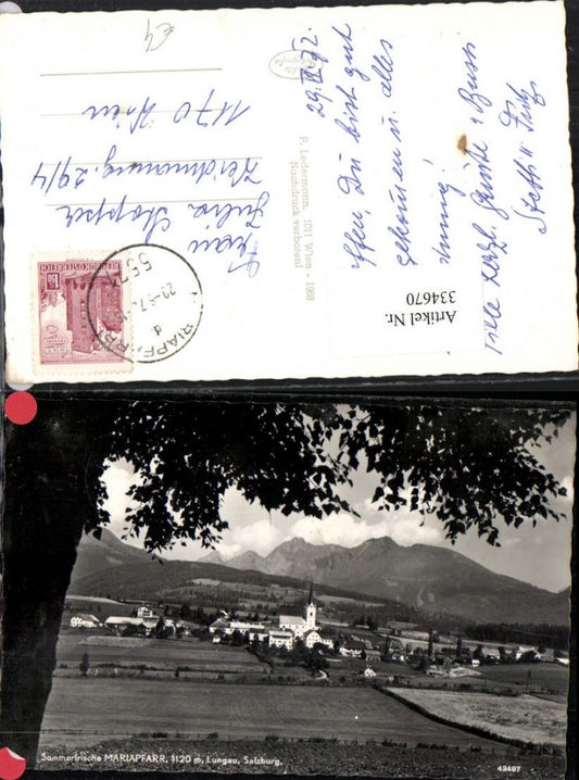 334670,Mariapfarr im Lungau Totale Bergkulisse