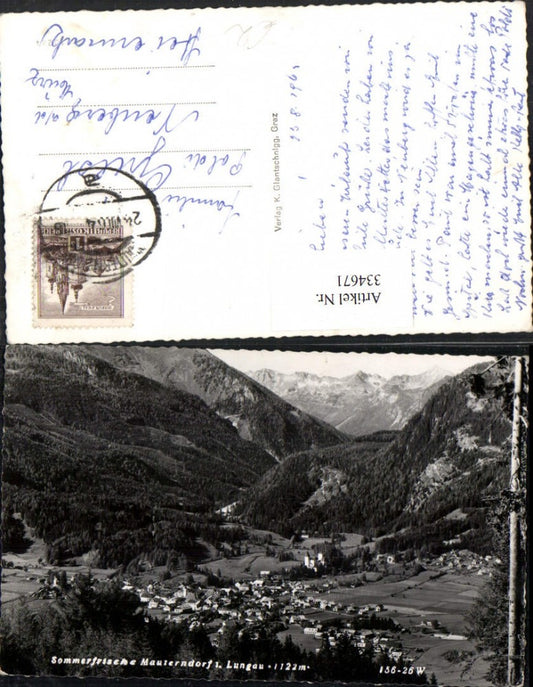 334671,Mauterndorf im Lungau Totale Bergkulisse