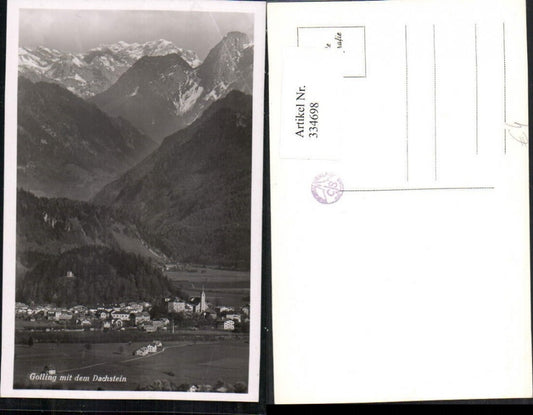 334698,Golling Totale m. Dachstein Bergkulisse