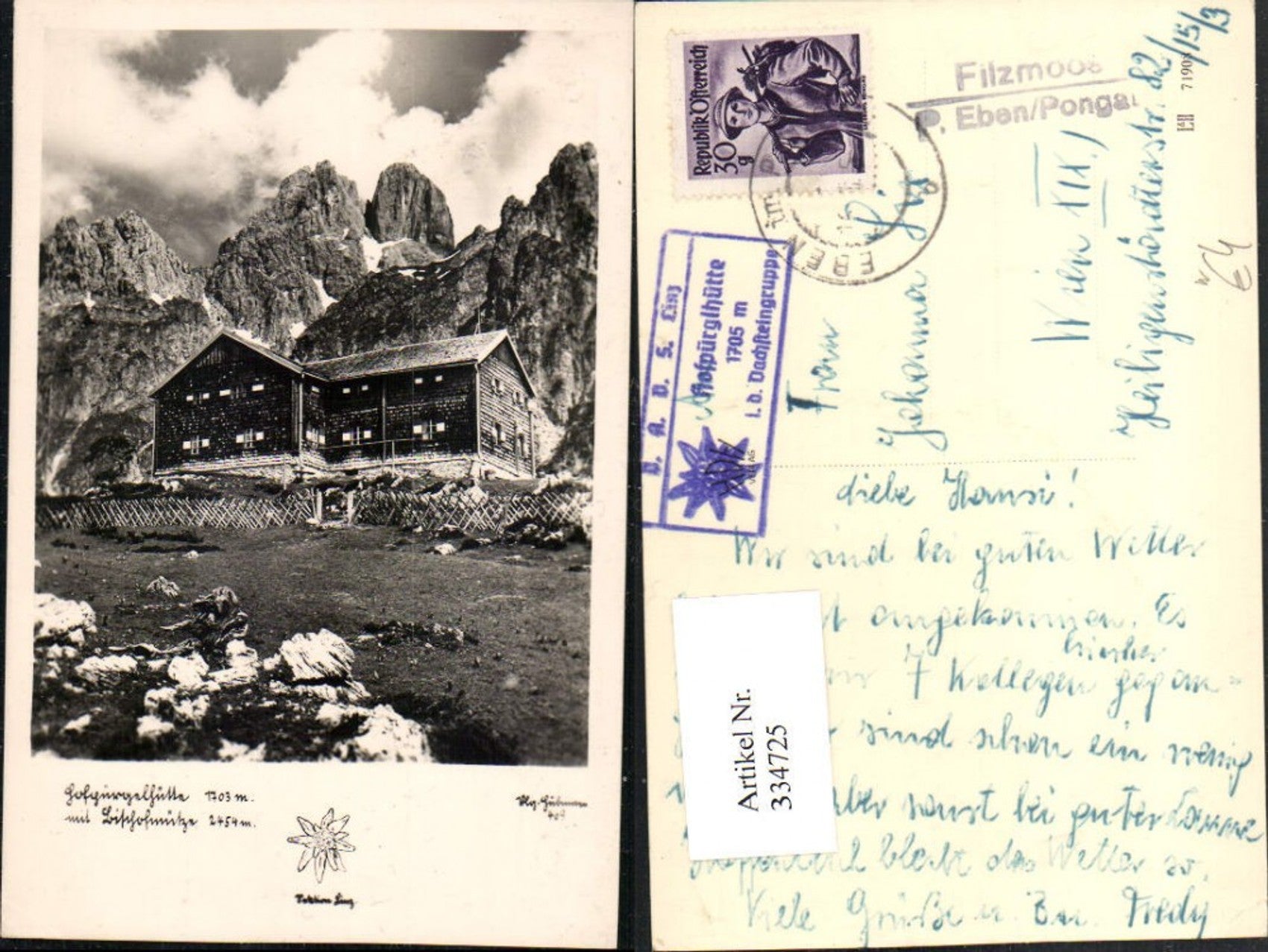 Alte Ansichtskarte – Old Postcard