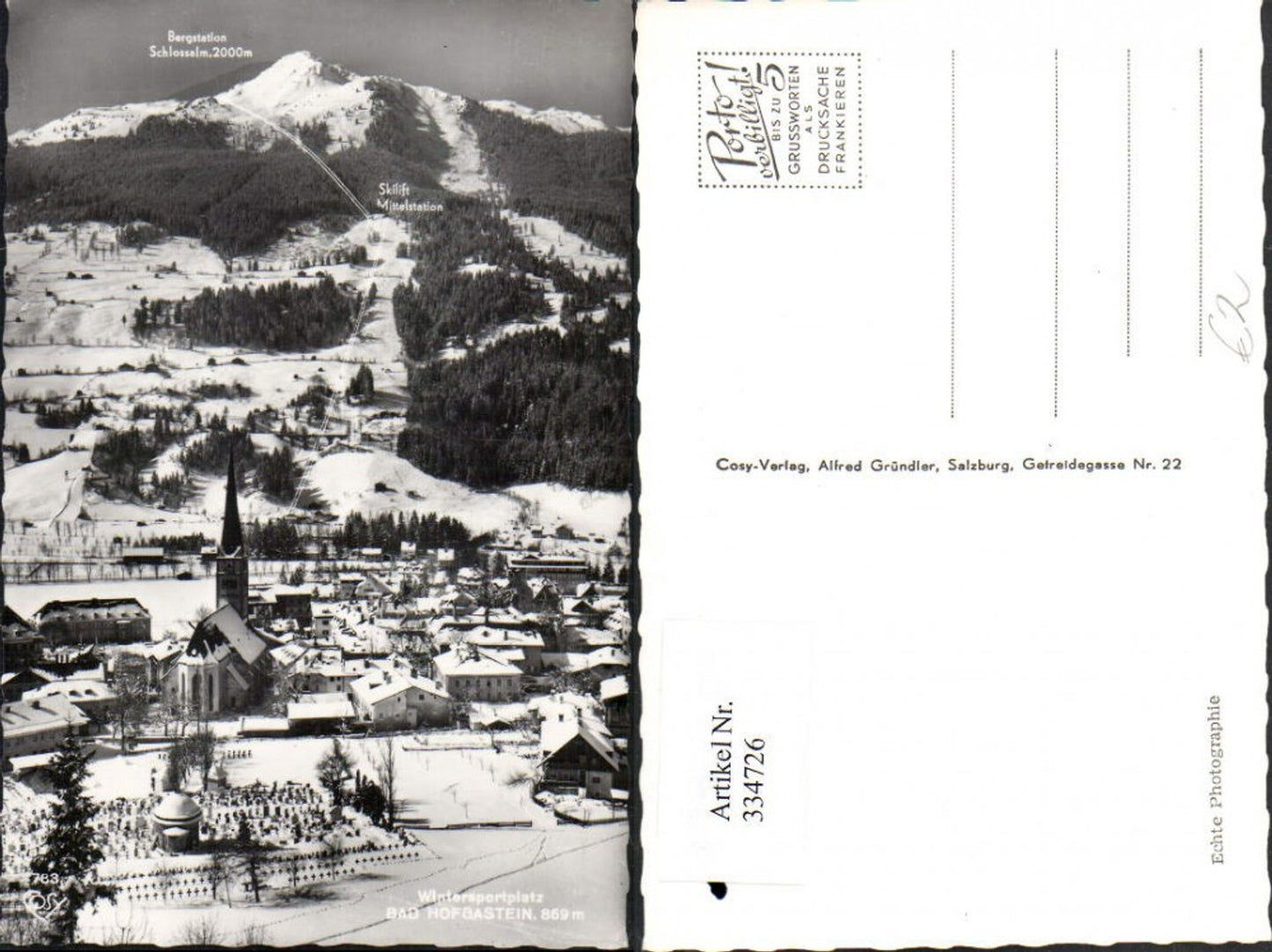 Alte Ansichtskarte – Old Postcard