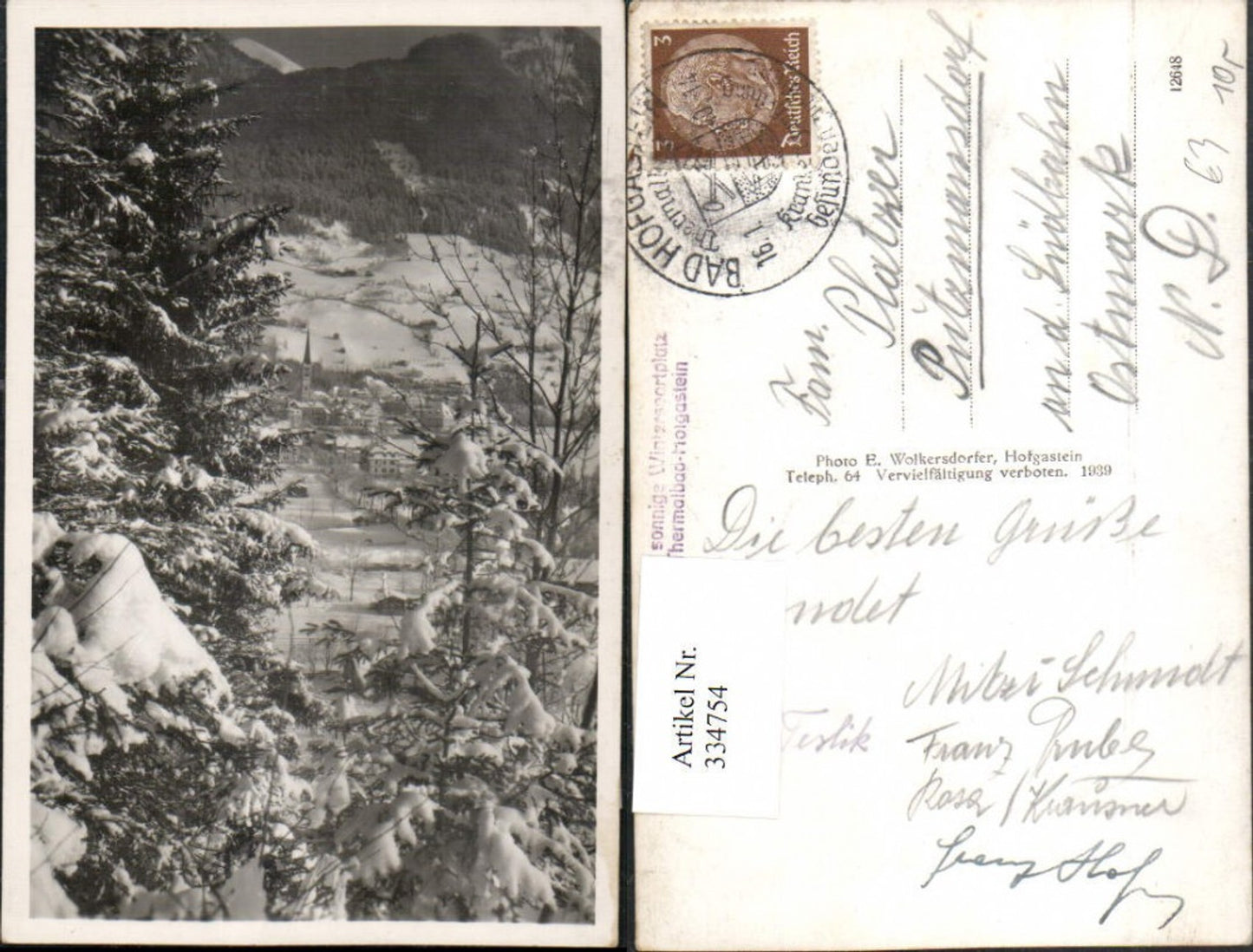 Alte Ansichtskarte – Old Postcard