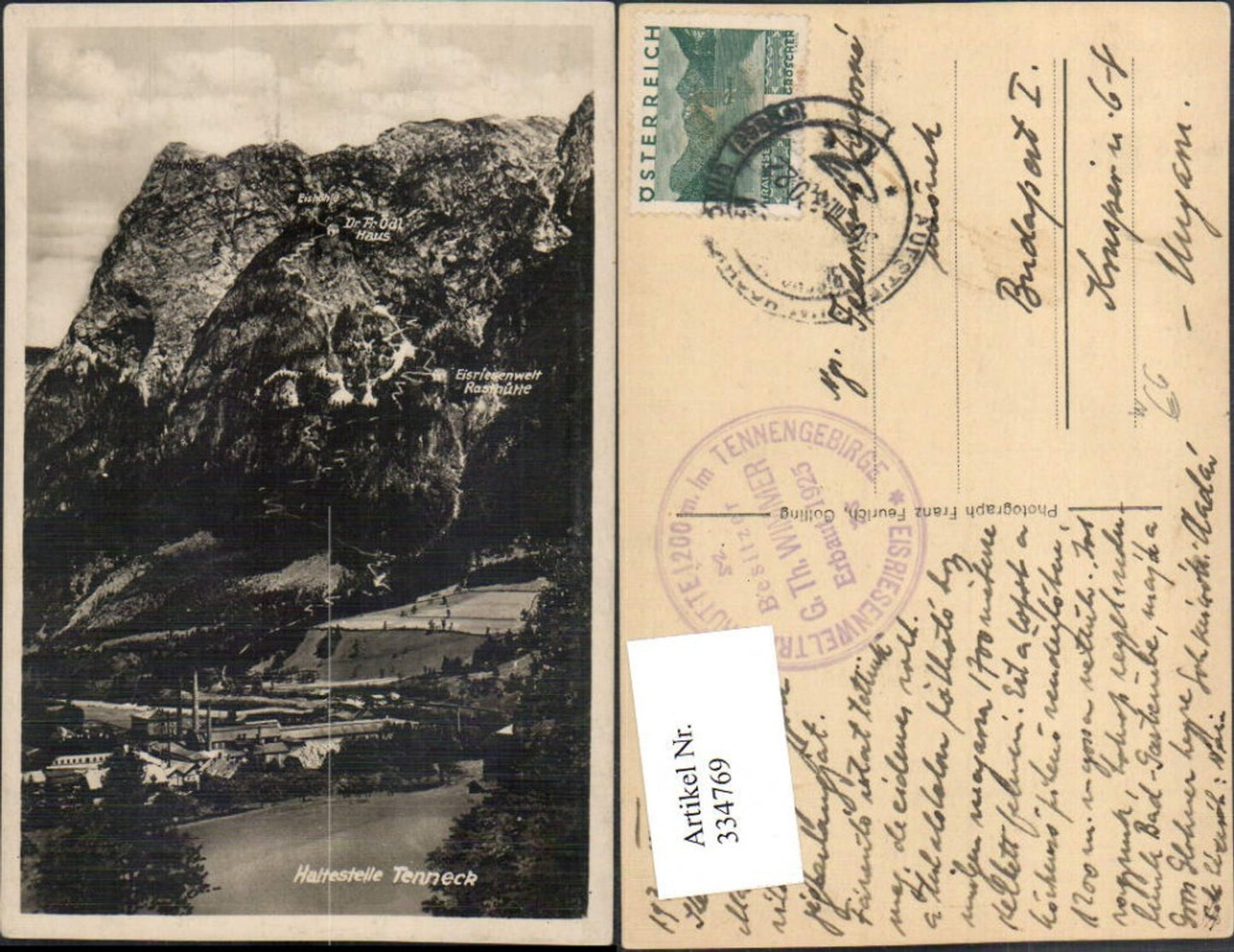 Alte Ansichtskarte – Old Postcard