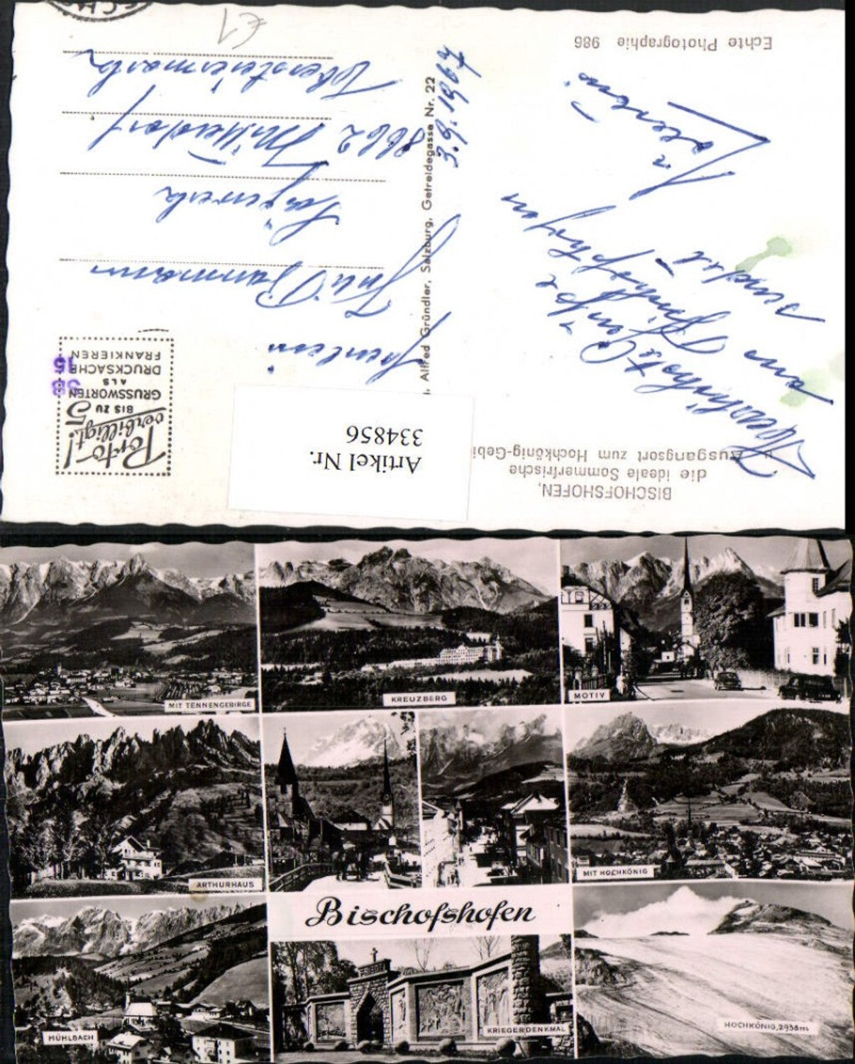 Alte Ansichtskarte – Old Postcard