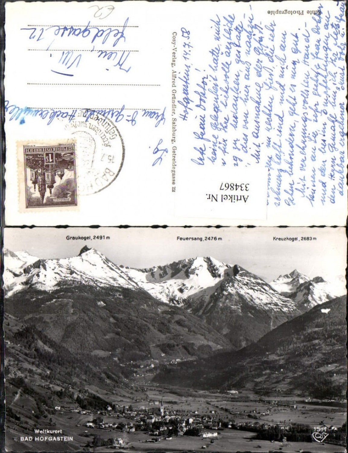 Alte Ansichtskarte – Old Postcard