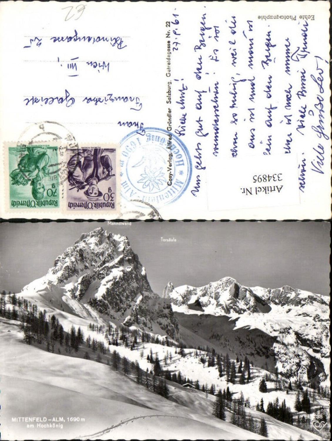 Alte Ansichtskarte – Old Postcard