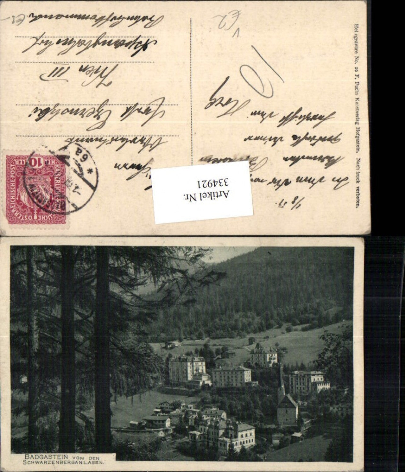 Alte Ansichtskarte – Old Postcard