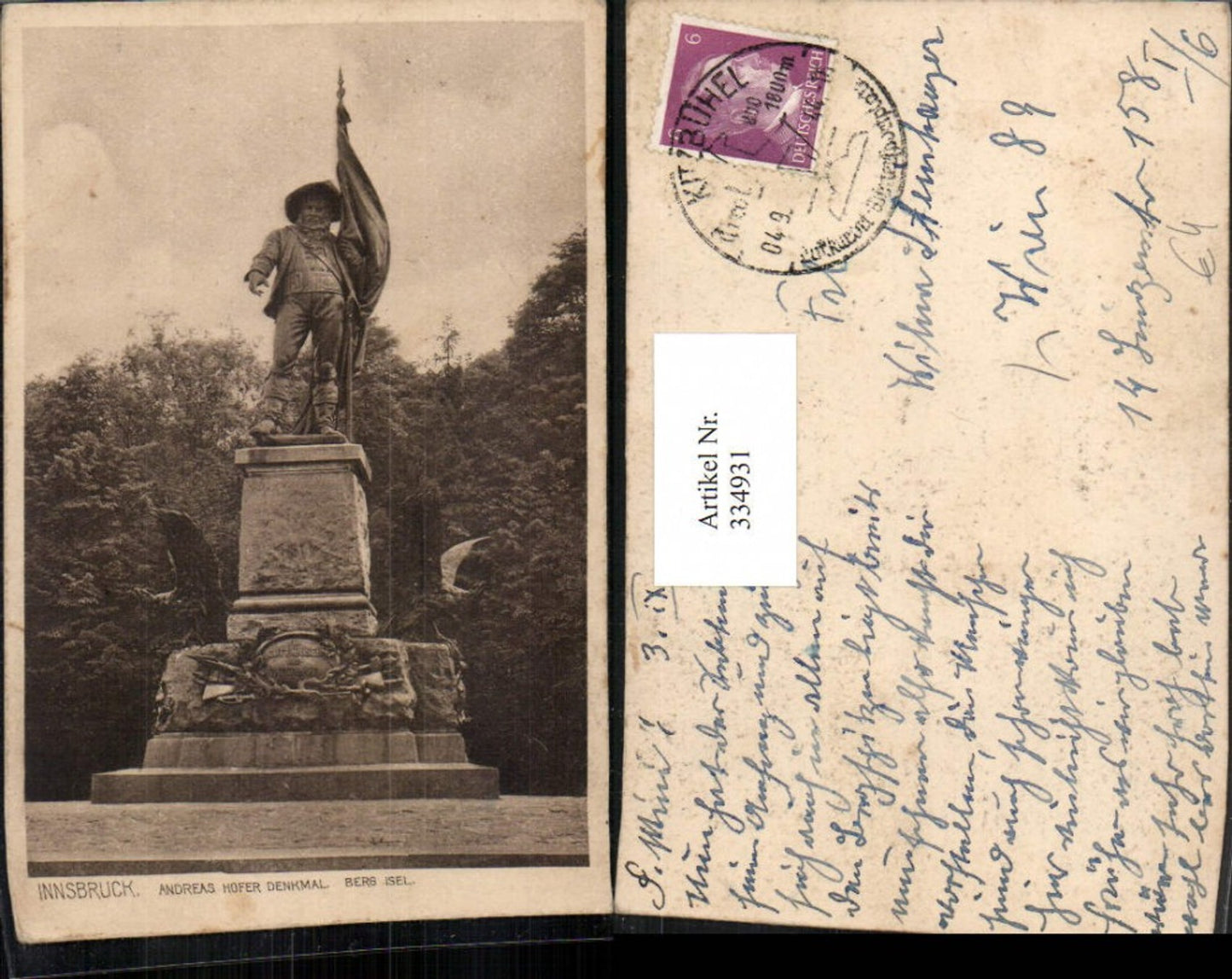 Alte Ansichtskarte – Old Postcard