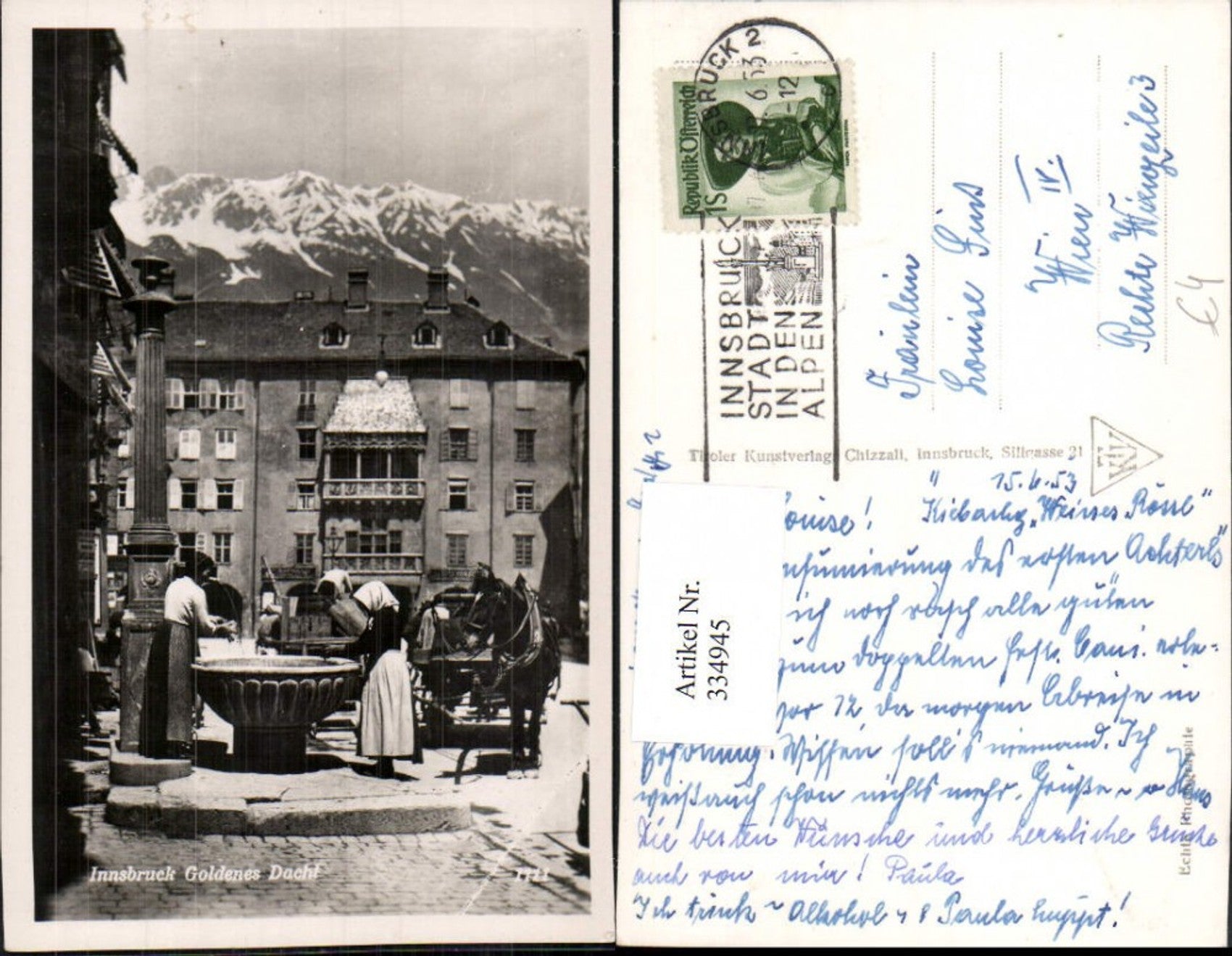 Alte Ansichtskarte – Old Postcard