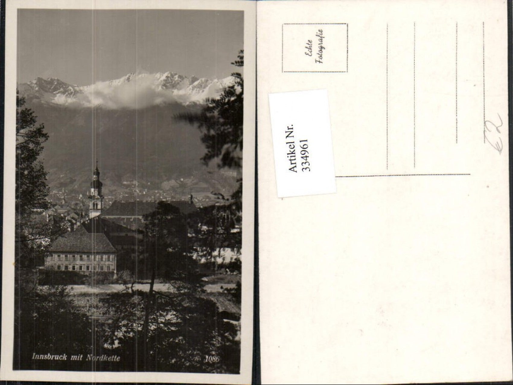 Alte Ansichtskarte – Old Postcard