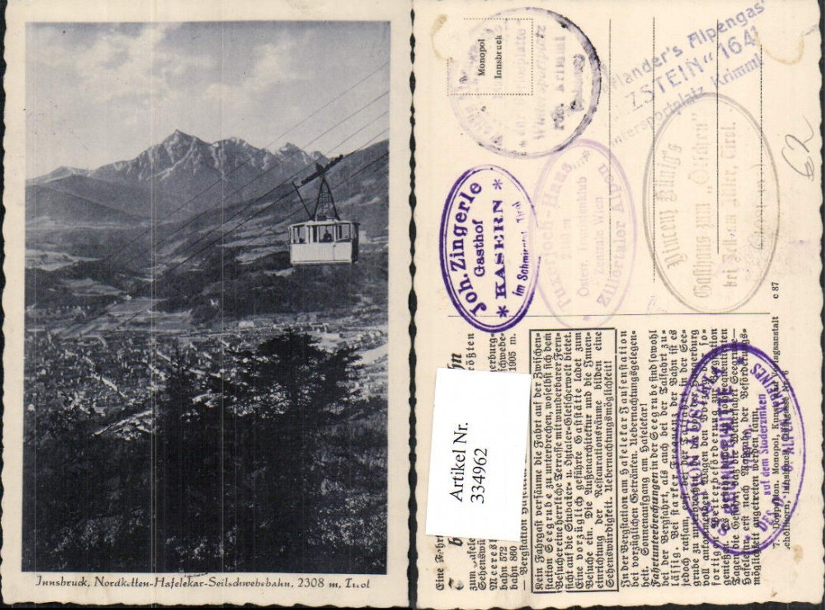 Alte Ansichtskarte – Old Postcard