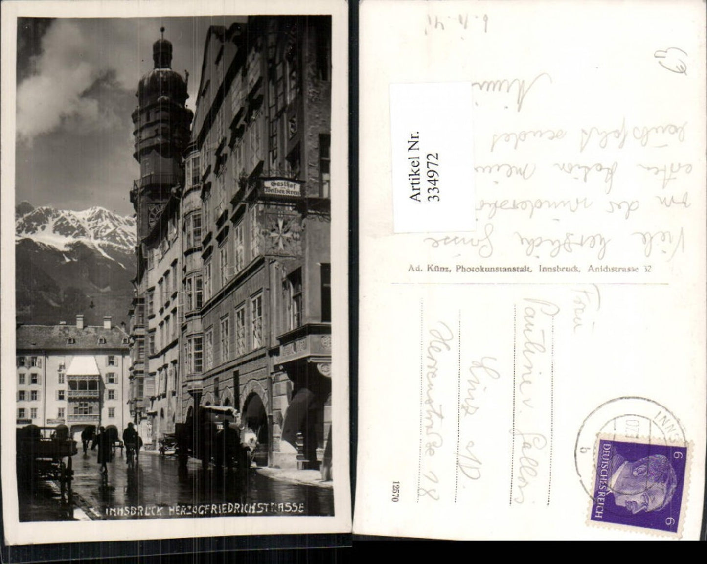 Alte Ansichtskarte – Old Postcard