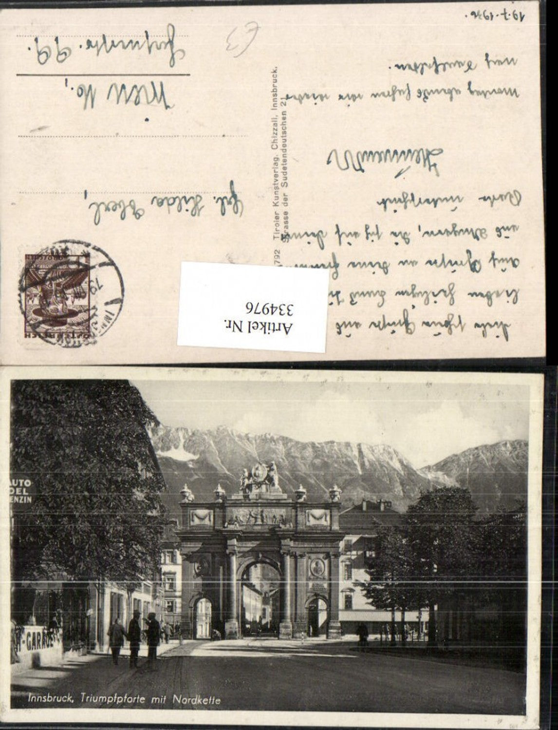 Alte Ansichtskarte – Old Postcard
