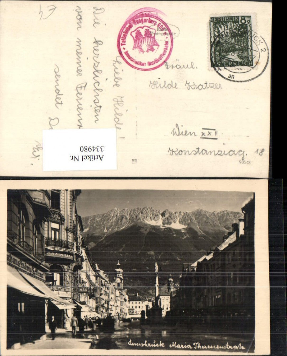 Alte Ansichtskarte – Old Postcard