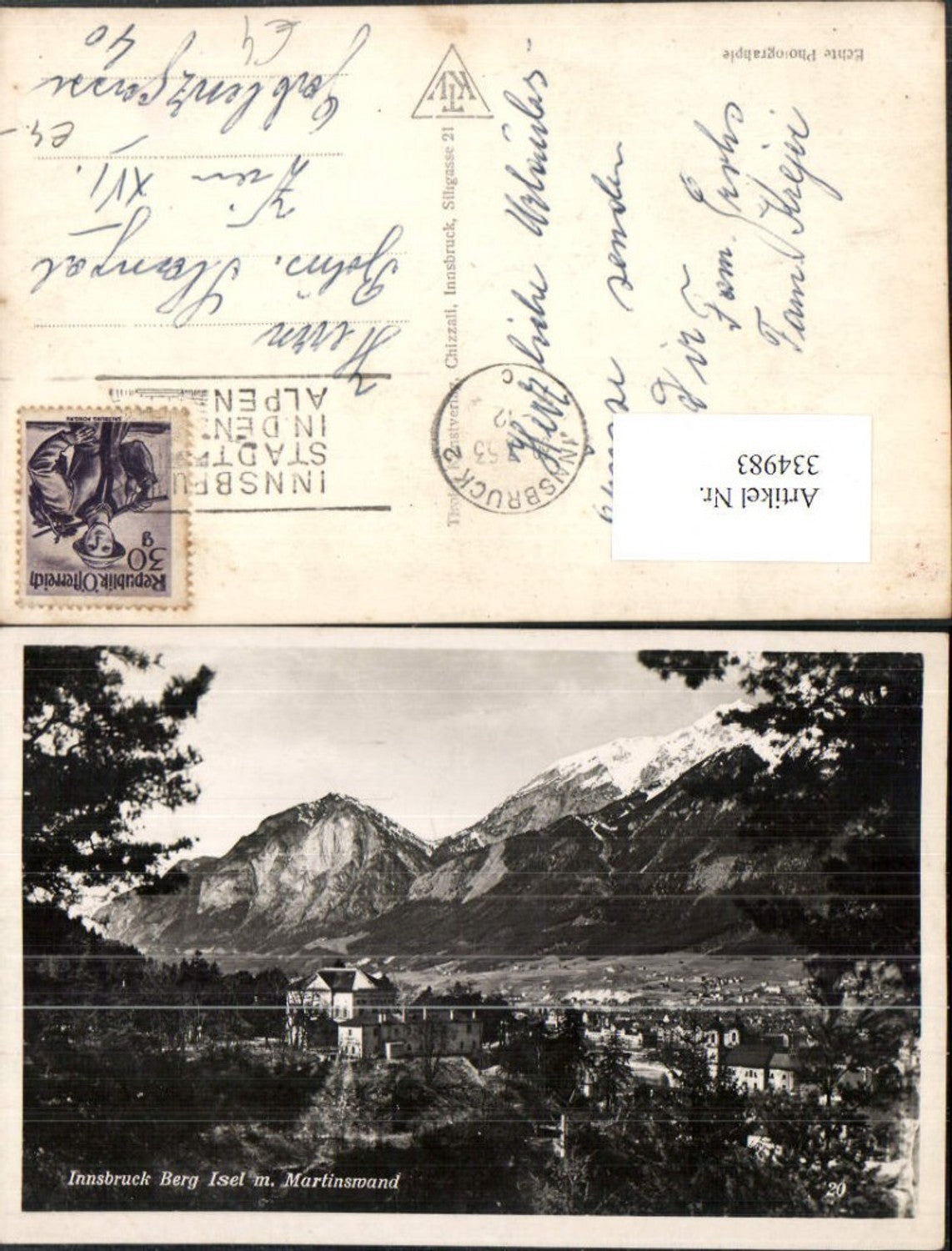 Alte Ansichtskarte – Old Postcard