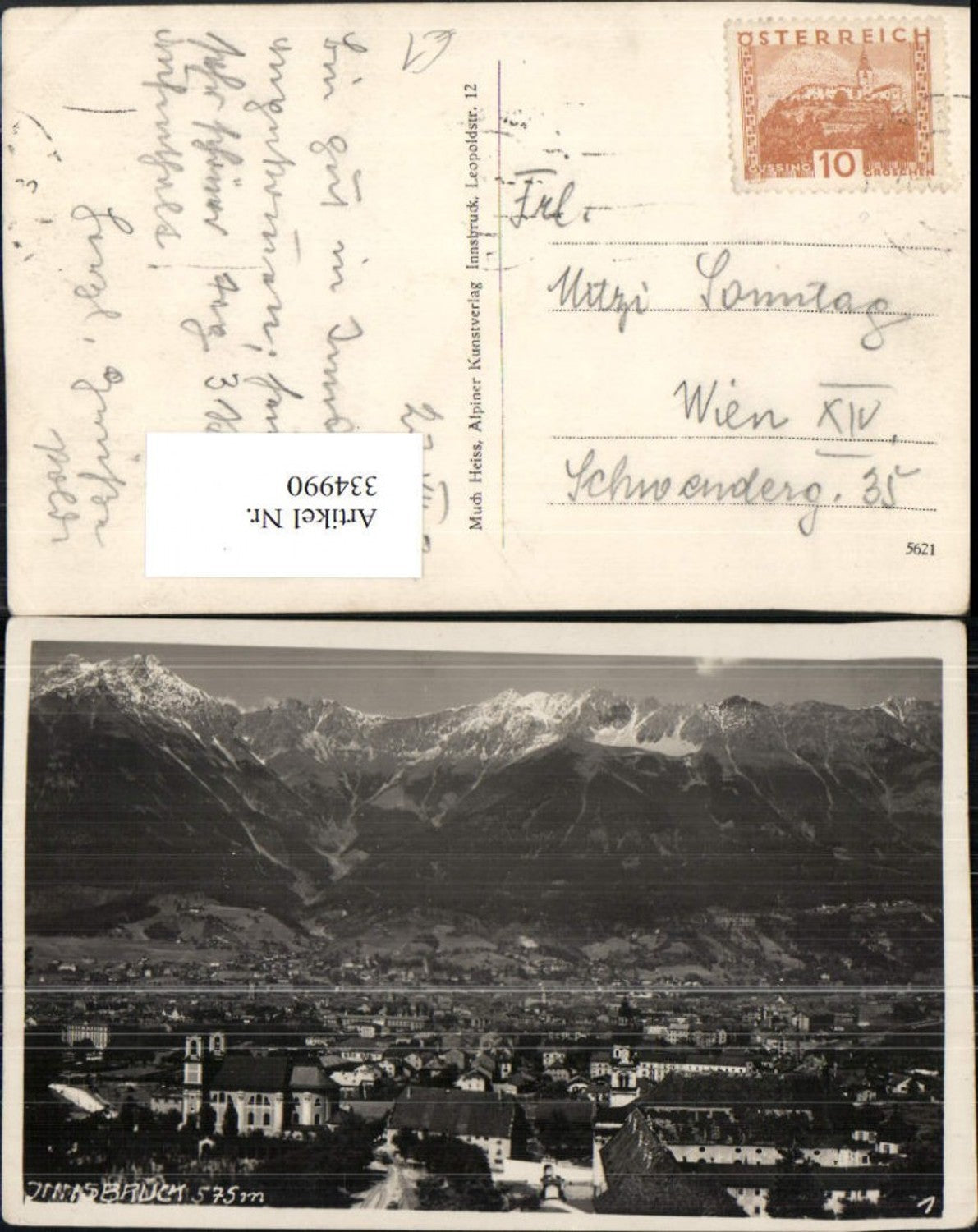 Alte Ansichtskarte – Old Postcard