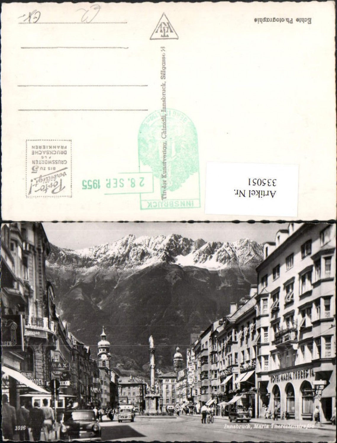 Alte Ansichtskarte – Old Postcard