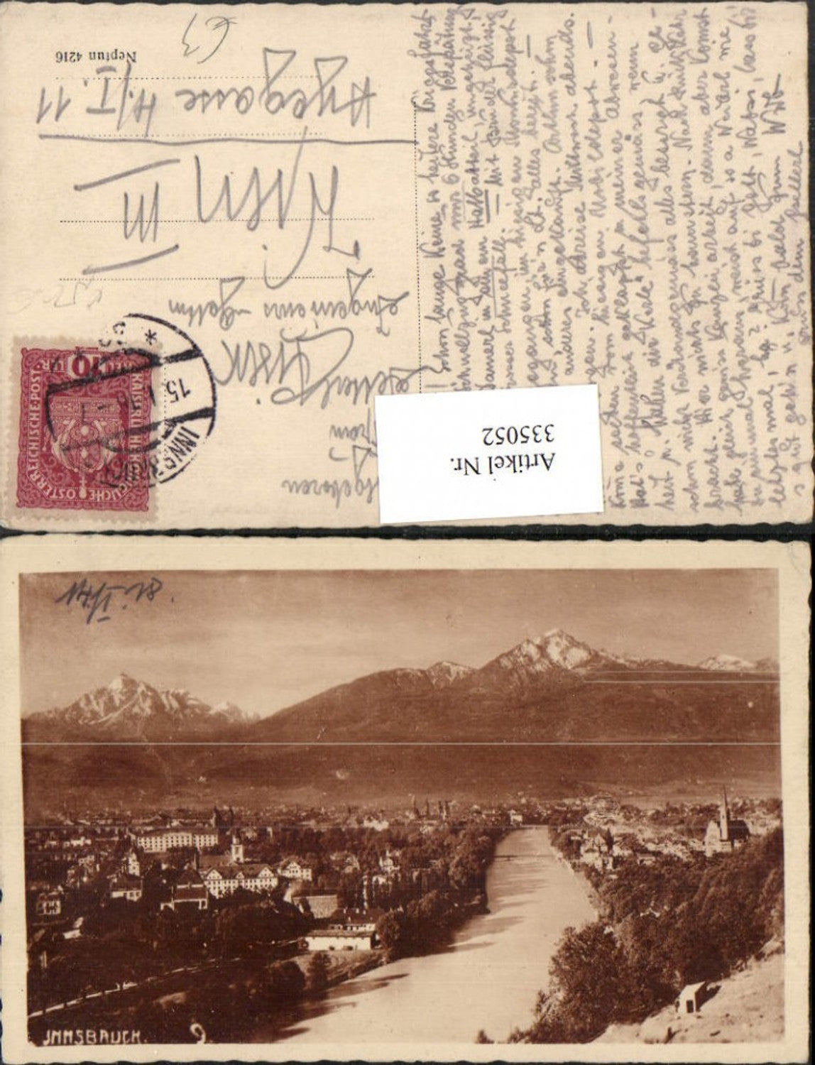 Alte Ansichtskarte – Old Postcard