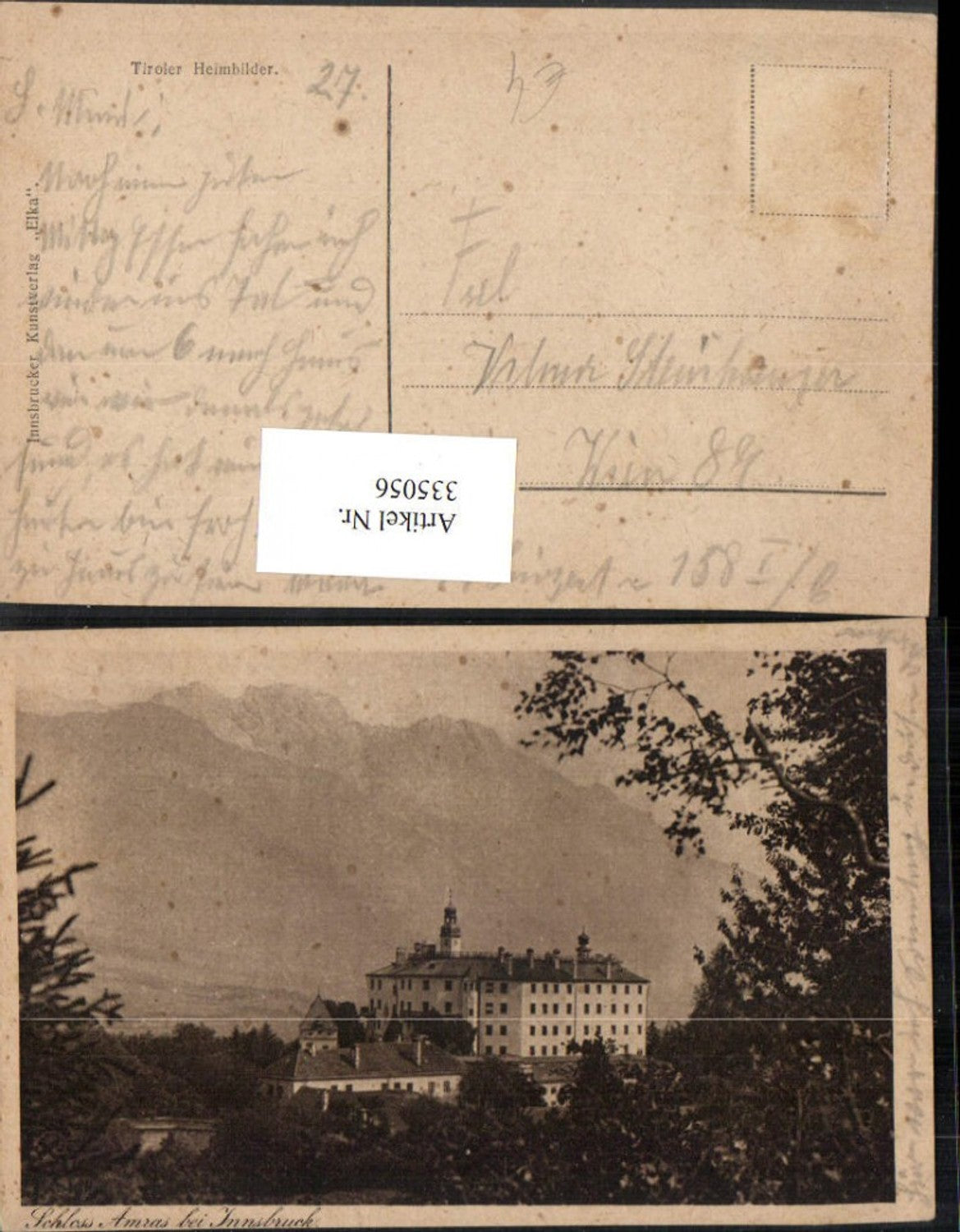 Alte Ansichtskarte – Old Postcard
