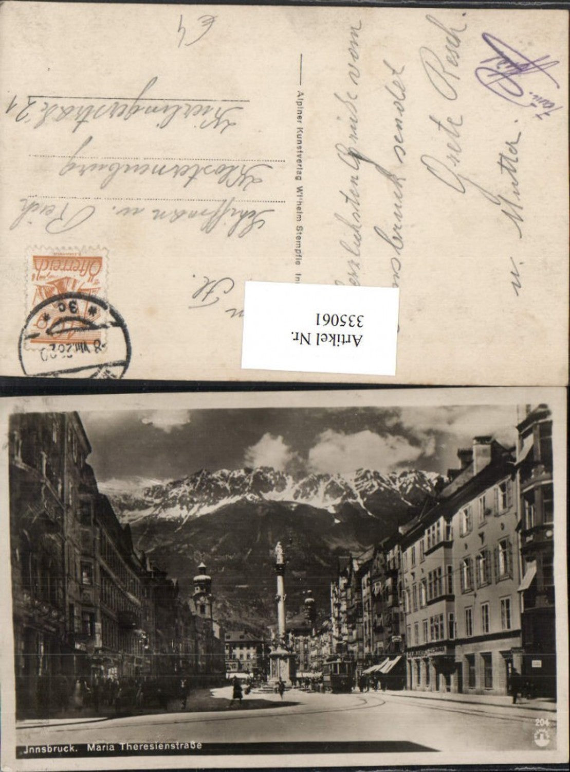 Alte Ansichtskarte – Old Postcard