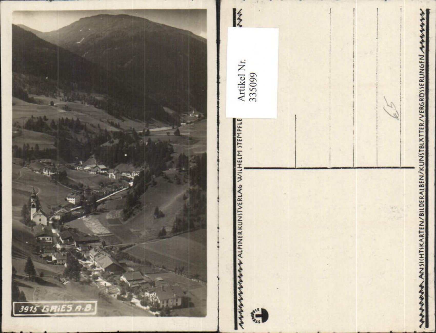 Alte Ansichtskarte – Old Postcard