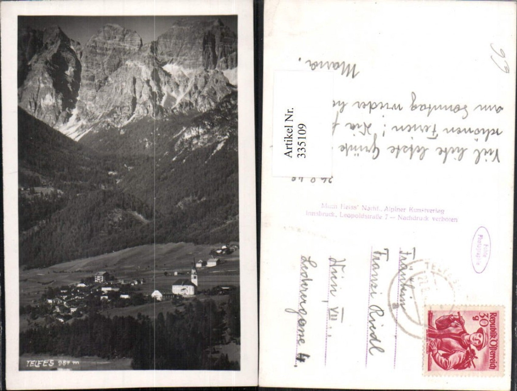 Alte Ansichtskarte – Old Postcard