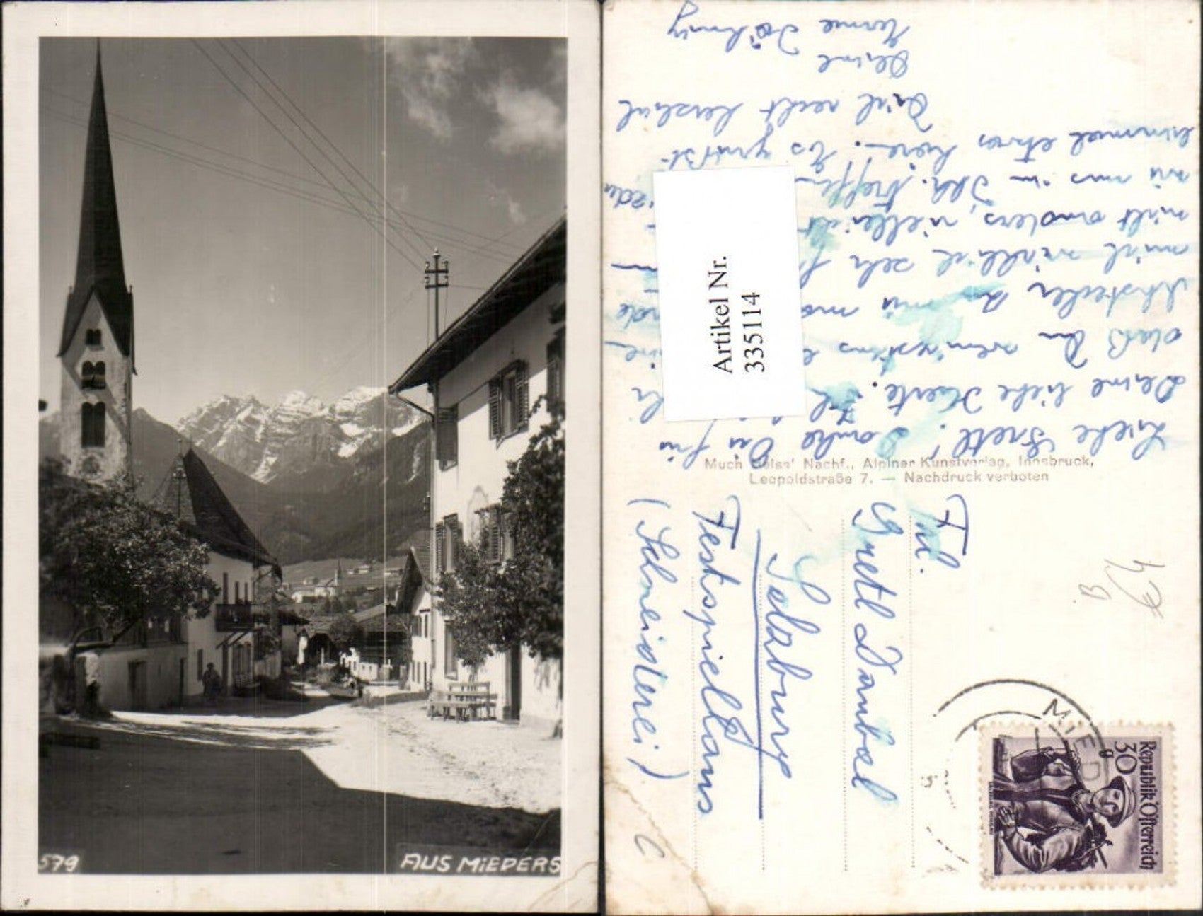 Alte Ansichtskarte – Old Postcard