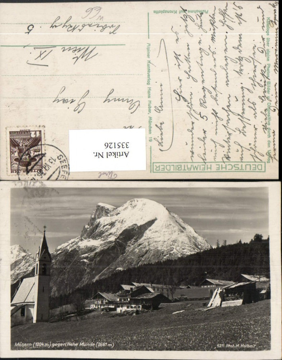 Alte Ansichtskarte – Old Postcard