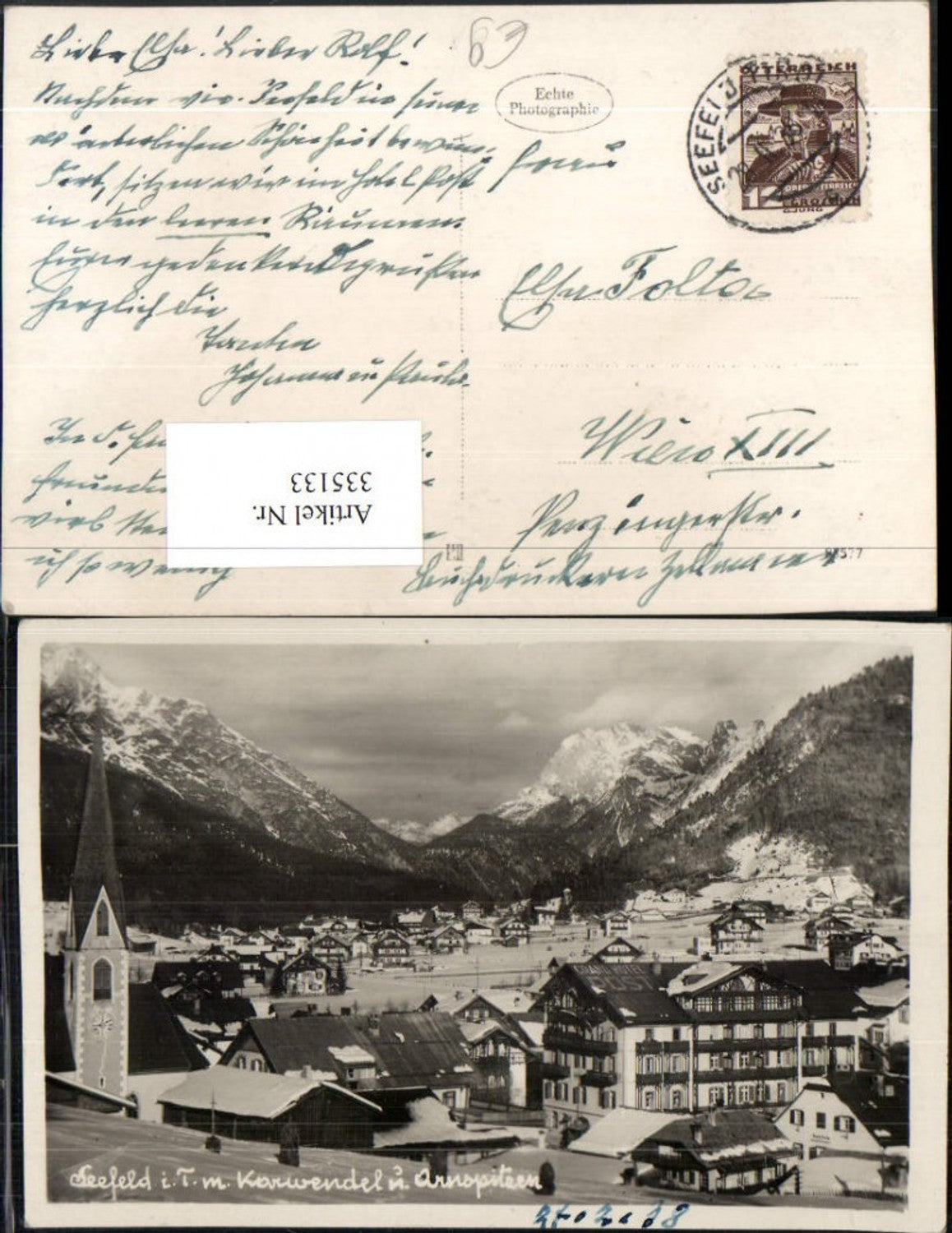 Alte Ansichtskarte – Old Postcard