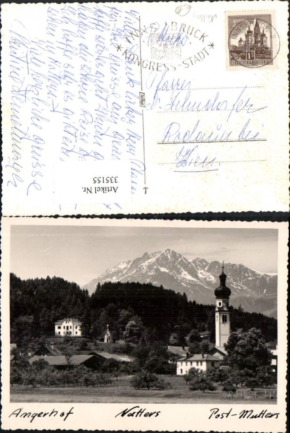 Alte Ansichtskarte – Old Postcard