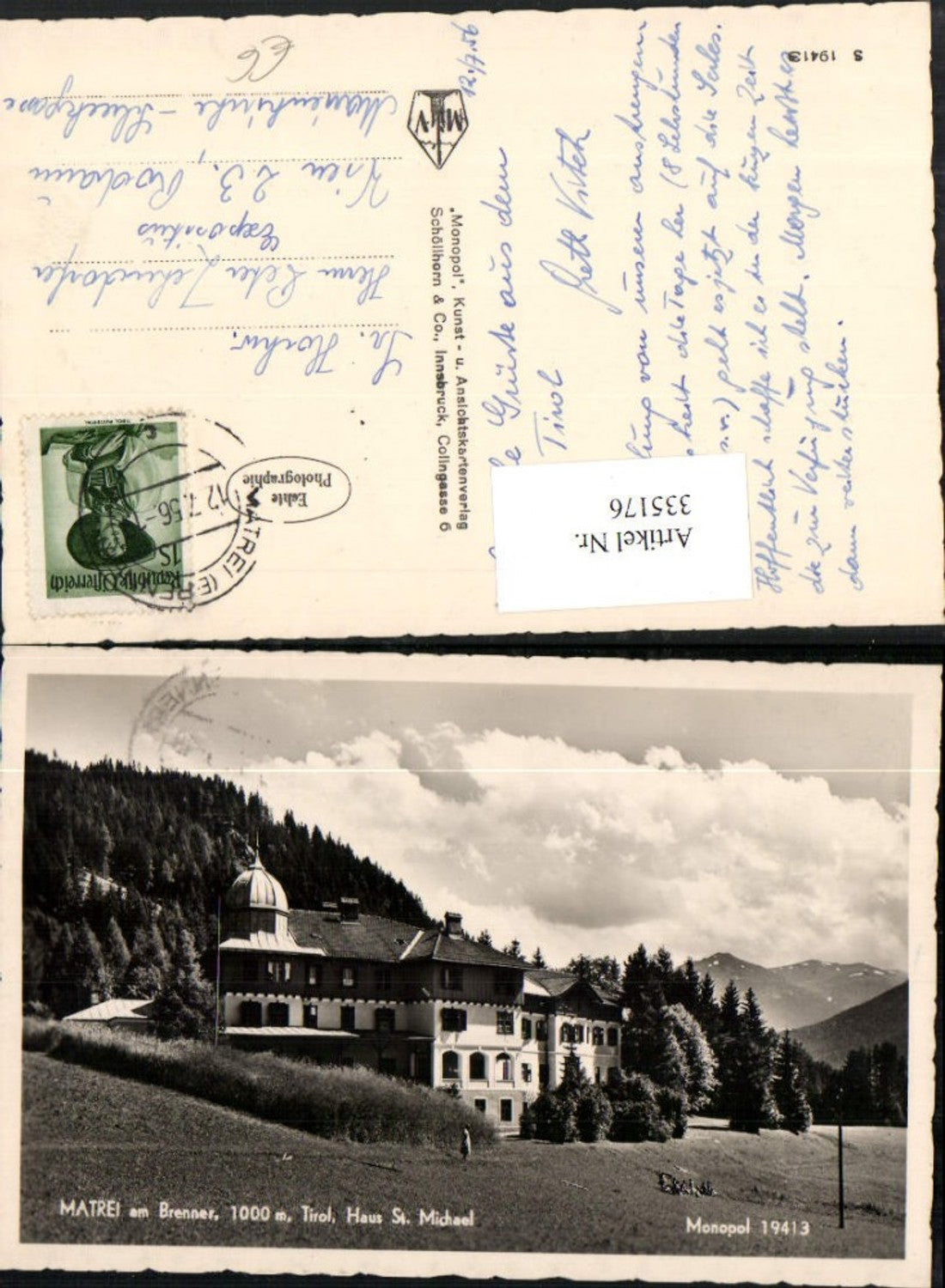 Alte Ansichtskarte – Old Postcard