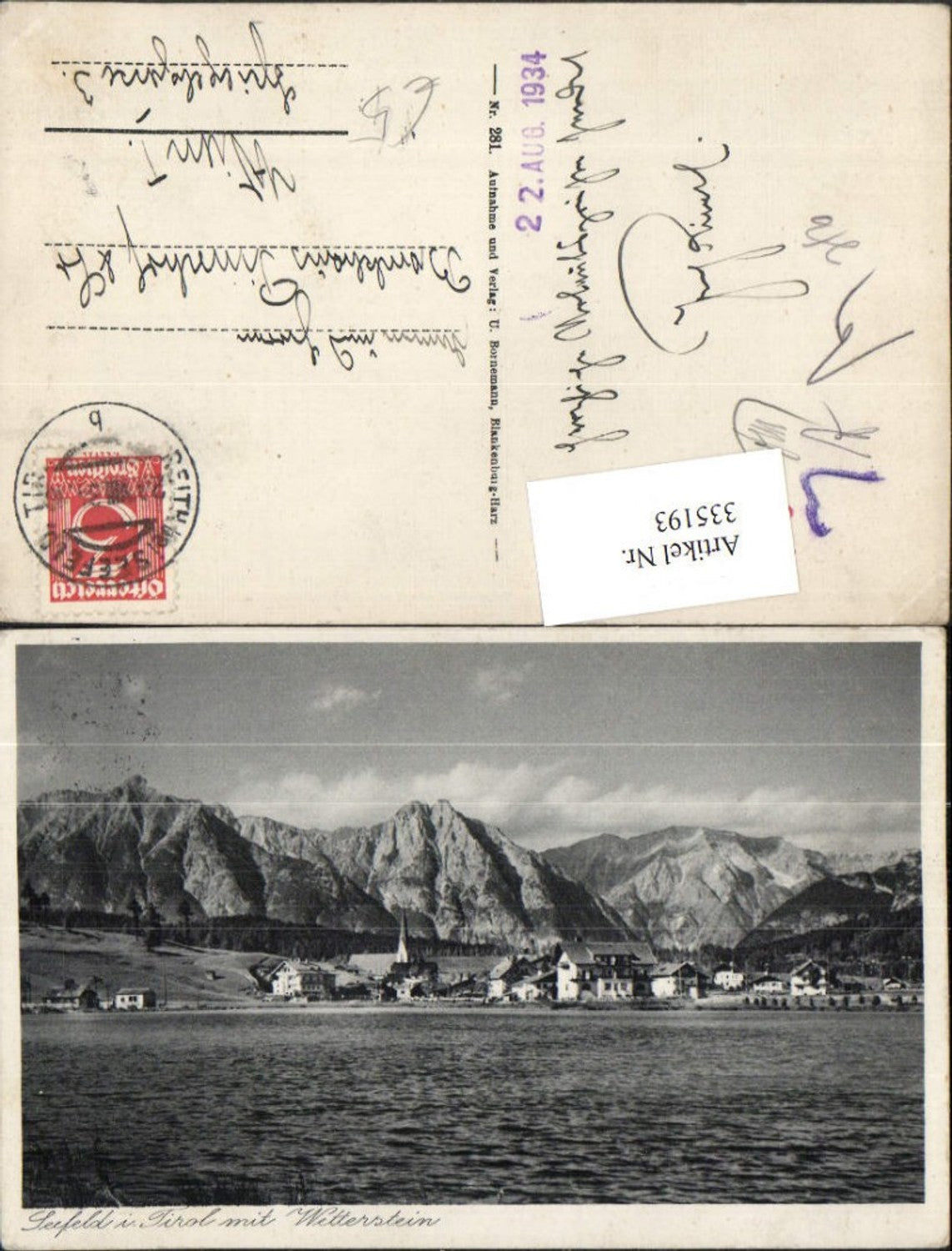Alte Ansichtskarte – Old Postcard